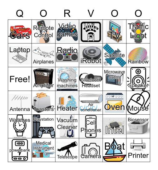 Qorvo Bingo Card