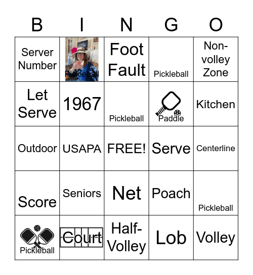 PICKLEBALL Bingo Card