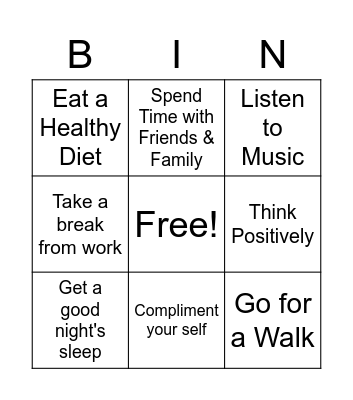 Finance Fun Bingo Card