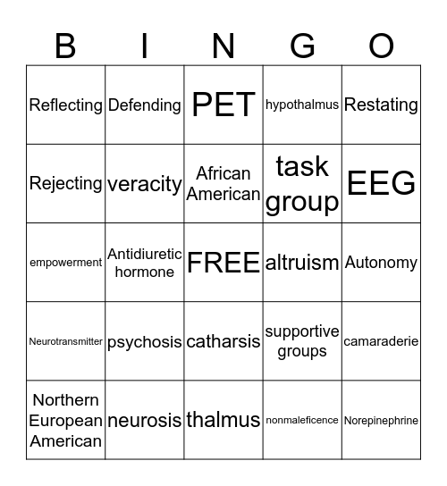 MH Bingo 2 Bingo Card