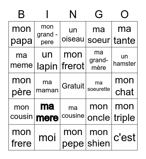 kymanie harrisingh Bingo Card