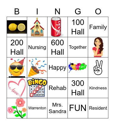 Warren Hills Bingo Card