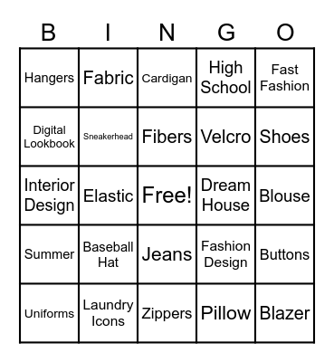 End of the Year PHS Bingo Card