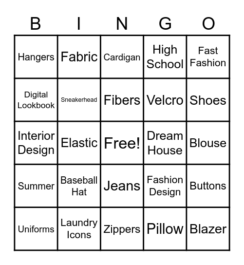 End of the Year PHS Bingo Card