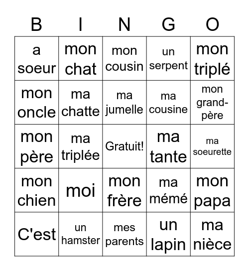 Athena Mitsianis Bingo Card