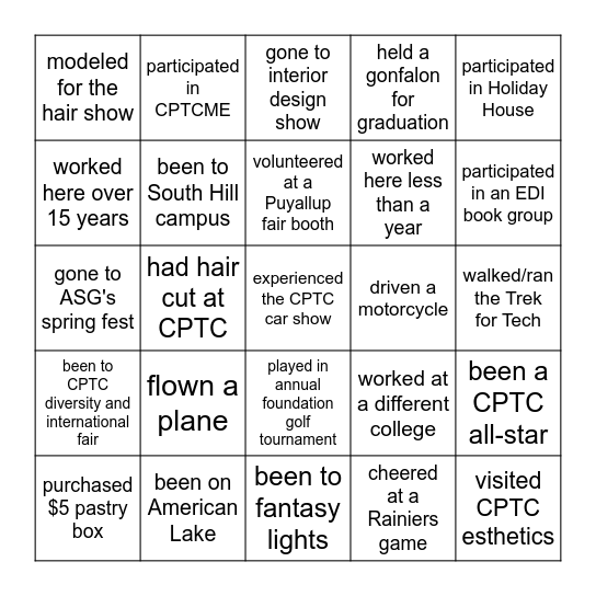 SIMON SAYS: FIND SOMEONE WHO HAS... Bingo Card