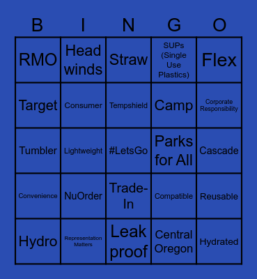 HYDRO FLASK S24 SALES MEETING Bingo Card
