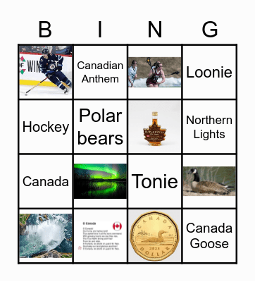 We are Canadian! Bingo Card