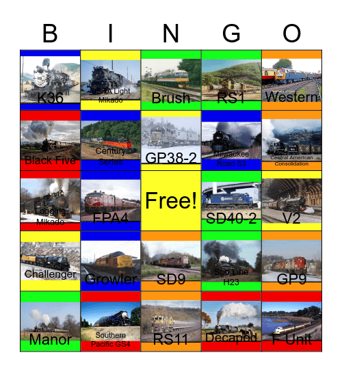 Best of 2000 Bingo Card