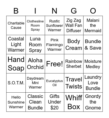 It's Bingo Time Bingo Card