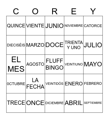 Swaggy521 Bingo Card