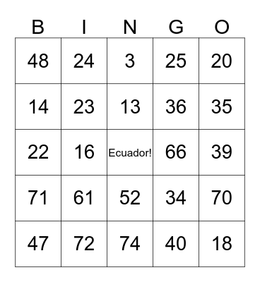 Dinner provided by Margherita's Pizza and Cafe Bingo Card