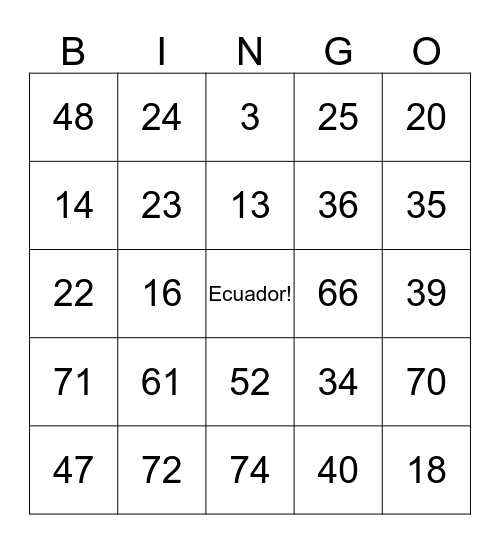 Dinner provided by Margherita's Pizza and Cafe Bingo Card