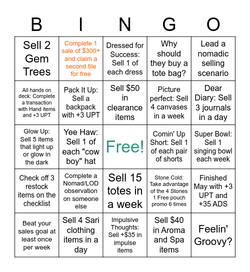 522 June Bingo Card