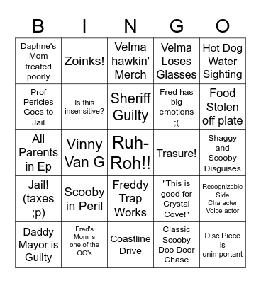 Scoobingo Card