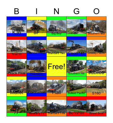Steamin' in 2022 Bingo Card