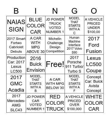 WDVD & NASH SALES BINGO  Bingo Card