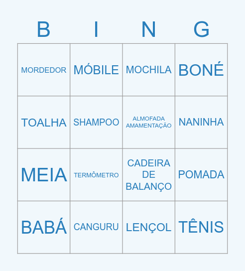 CHÁ DO OTÁVIO Bingo Card