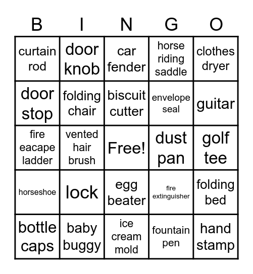 INVENTIONS BY AFRICAN  AMERICANS Bingo Card