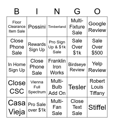 Memorial Day Bingo Fri-Mon Bingo Card