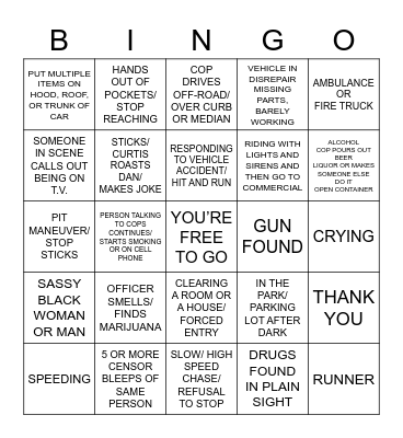 OP LIVE Bingo Card