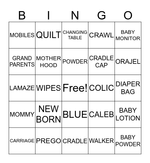 AKIYA'S BABY  Bingo Card