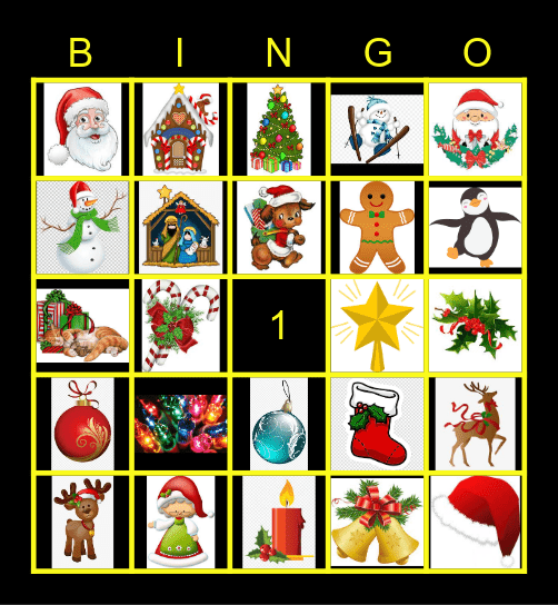 Christmas Bingo Card