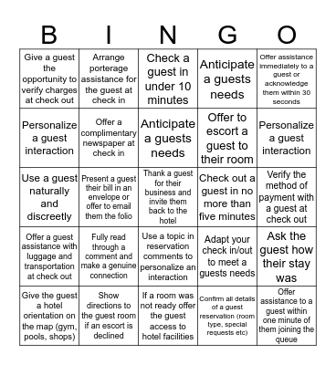 LQA Bingo ! Bingo Card
