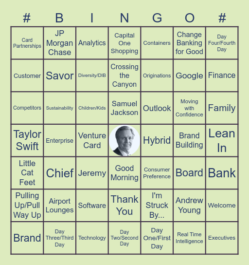 Rich's Strategy Meeting - 2023 Bingo Card