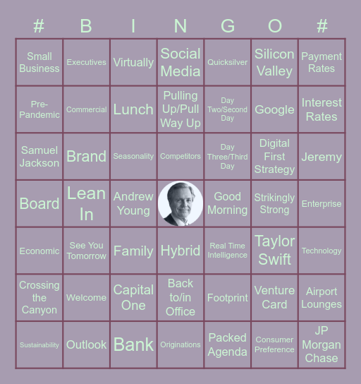 Rich's Strategy Meeting - 2023 Bingo Card