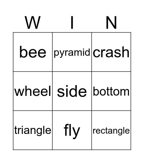 Bingo Review Bingo Card