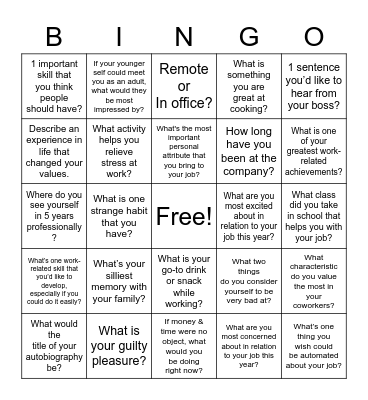 Medical Affairs Bingo Card