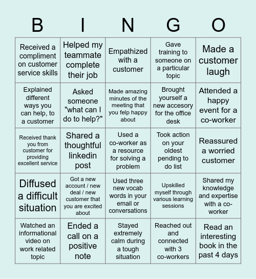 SearchUnify Bingo Card Bingo Card