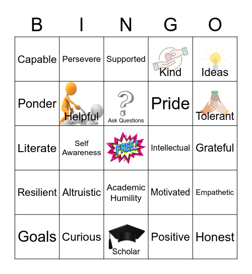 Westbury High School SEL BINGO! Bingo Card