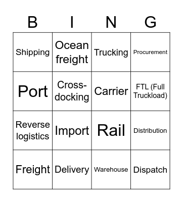 Barcel USA Bingo Card