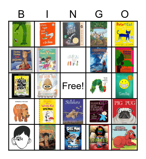 Book BINGO Evergreen Park! Bingo Card