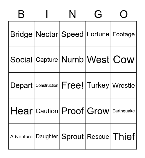 Decoding Bingo Card