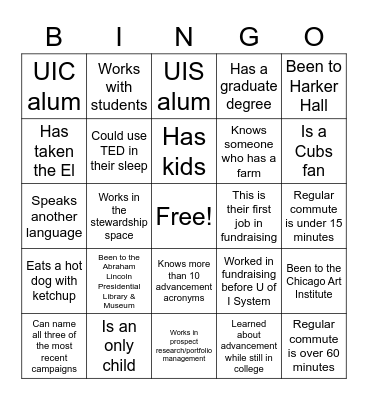 UI System Bingo Card