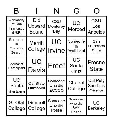 Decison Day 2023 Bingo Card