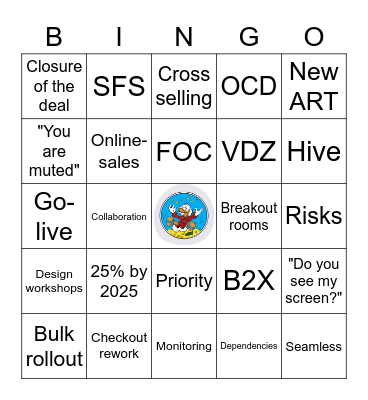 PI Planing 12 Bingo Card