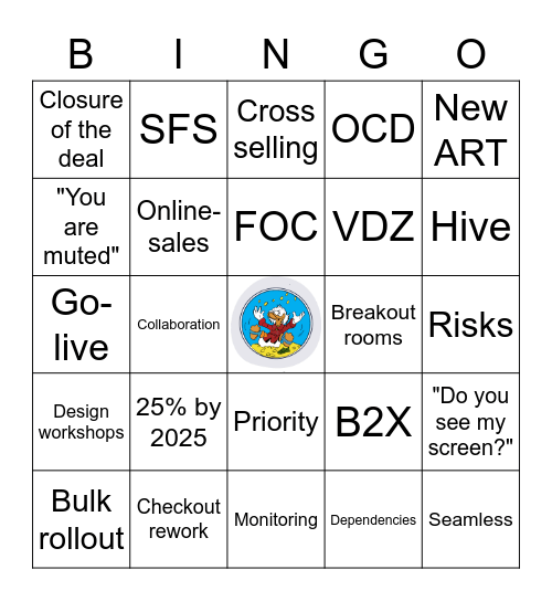 PI Planing 12 Bingo Card