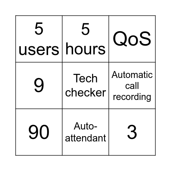 Oxford & Bucks BTLB Bingo Card