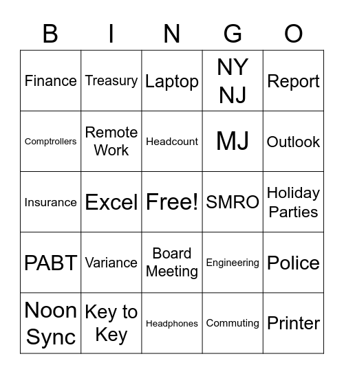 MBD Bingo 2 Bingo Card
