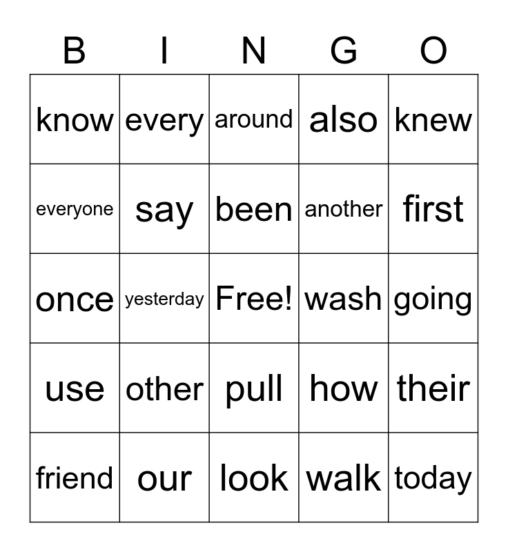 1st-gr-red-words-end-of-year-bingo-card