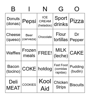 Phoshorous Finder Bingo Card