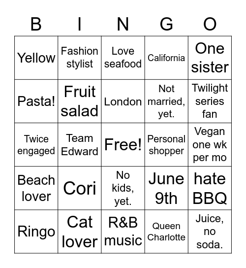 Cori's BINGO!!! (5/23/23) Bingo Card