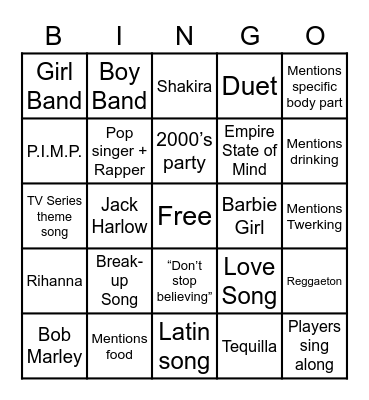 THE 🪐 SPACE Bingo Card