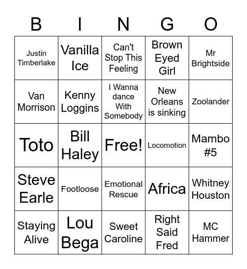 GM 7 May 2023 Bingo Card