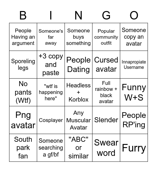 Catalog Creator Bingo? Bingo Card