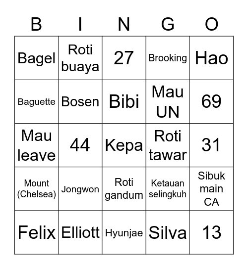 JW Bingo Card